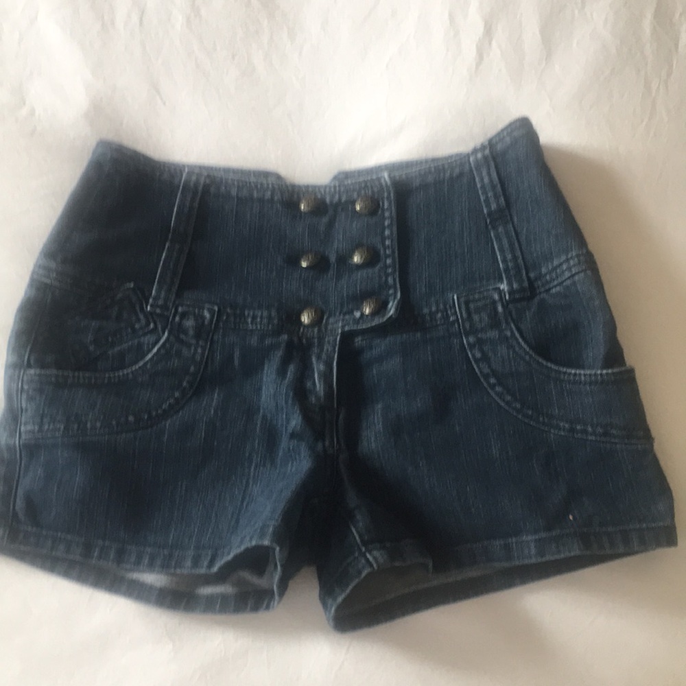 Denim shorts
